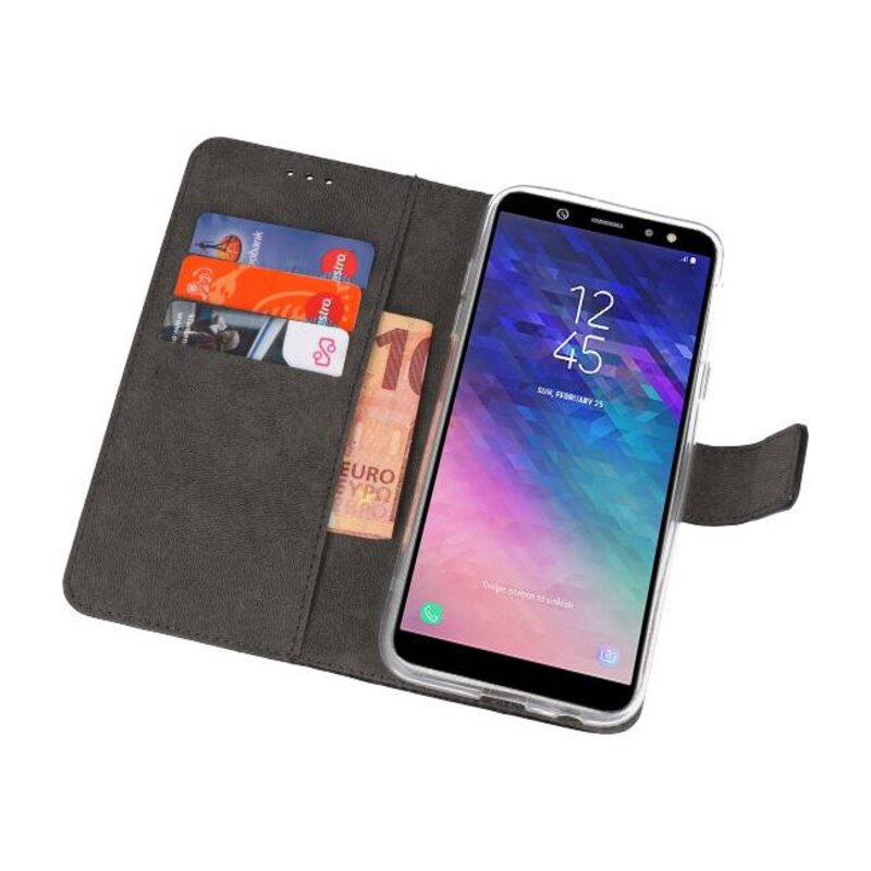 Custodia a Portafoglio per Galaxy A6 (2018) Nero