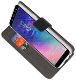 Funda con monedero para Galaxy A6 (2018) Negro