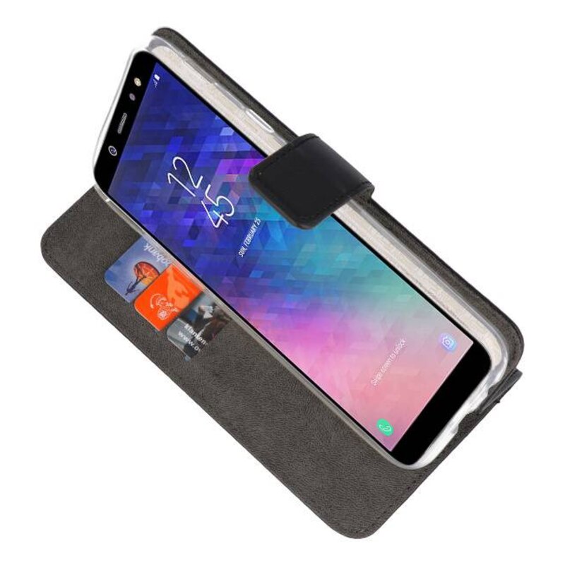 Wallet Cases Case for Galaxy A6 (2018) Black