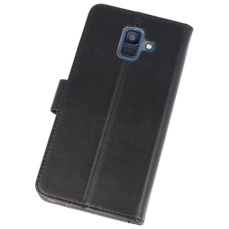 Wallet Cases Tasche für Galaxy A6 (2018) Schwarz