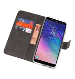 Wallet Case Case pour Galaxy A6 (2018) Blanc
