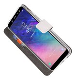Wallet Cases Case for Galaxy A6 (2018) White