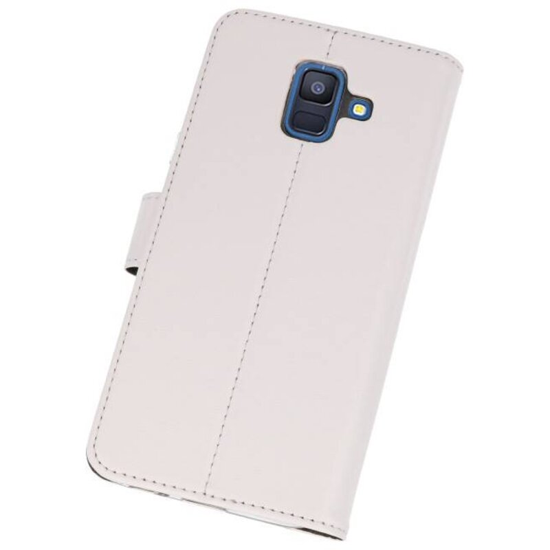 Wallet Case Case pour Galaxy A6 (2018) Blanc