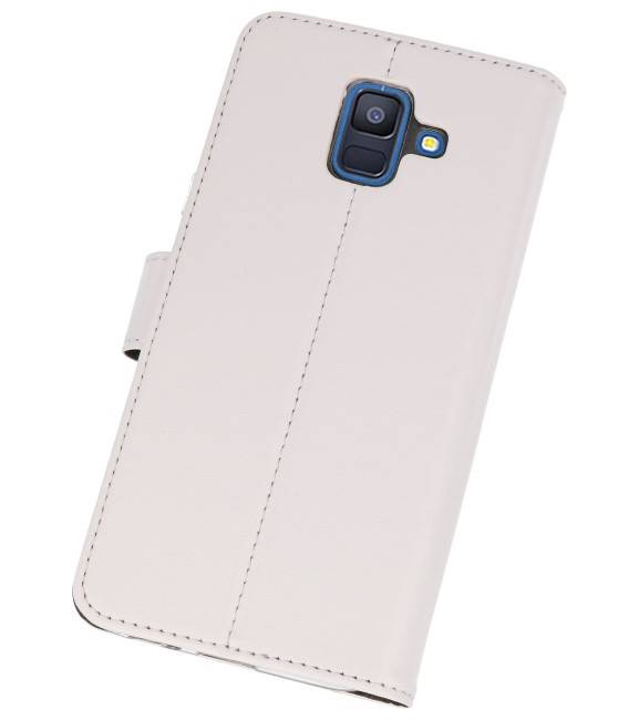 Wallet Cases Case for Galaxy A6 (2018) White