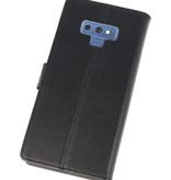 Wallet Cases Hülle für Galaxy Note 9 Schwarz