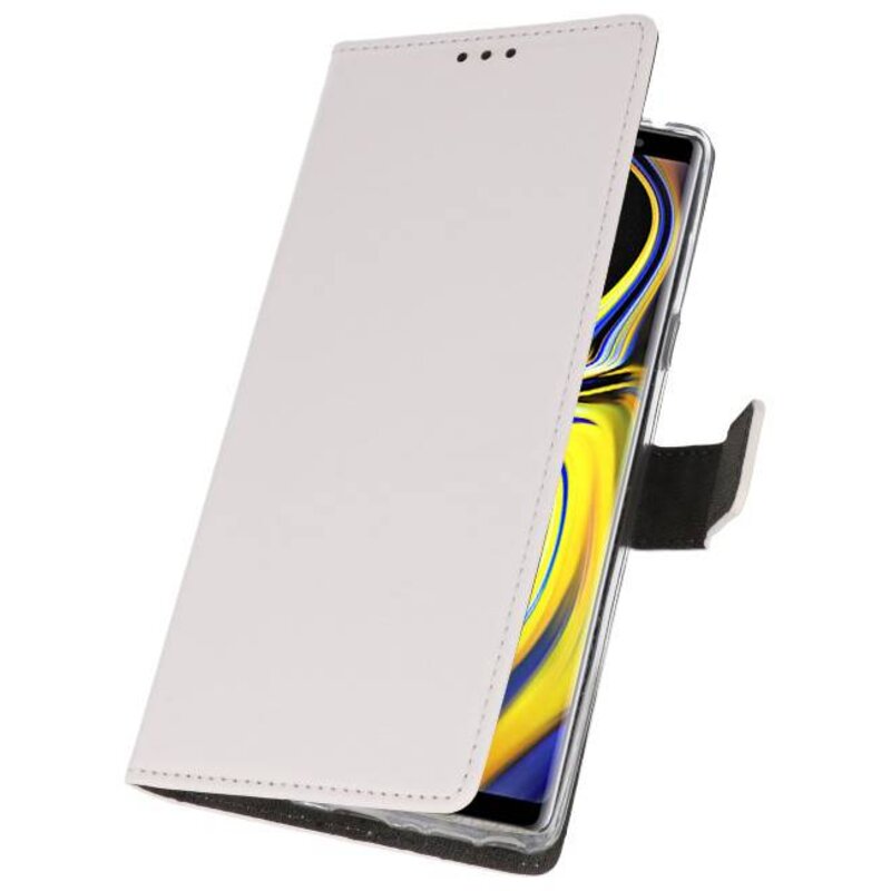 Funda con estuche Wallet para Galaxy Note 9 Blanco