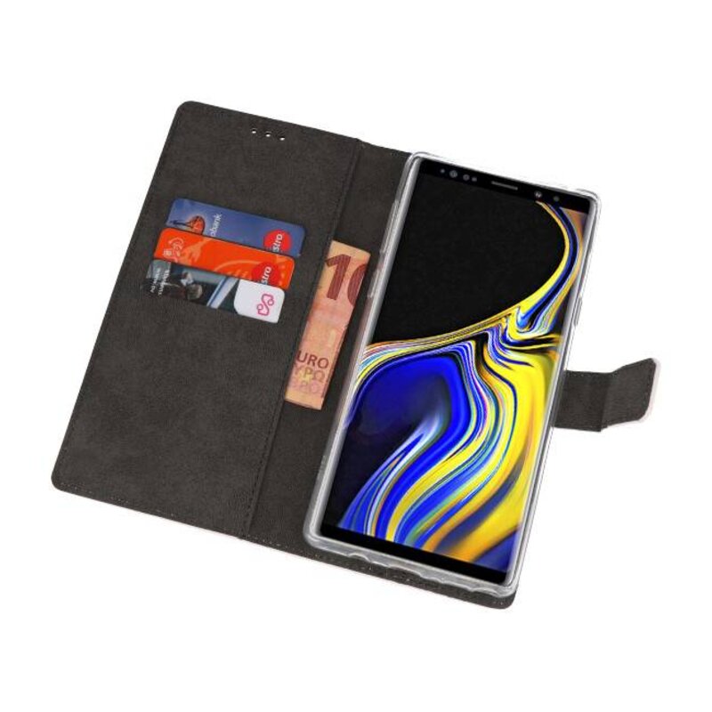 Wallet Cases Hoesje voor Galaxy Note 9 Wit