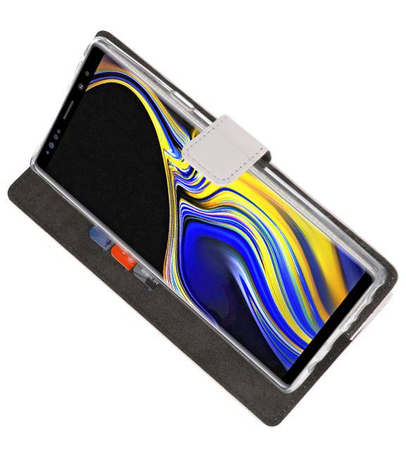 Wallet Cases Hoesje voor Galaxy Note 9 Wit