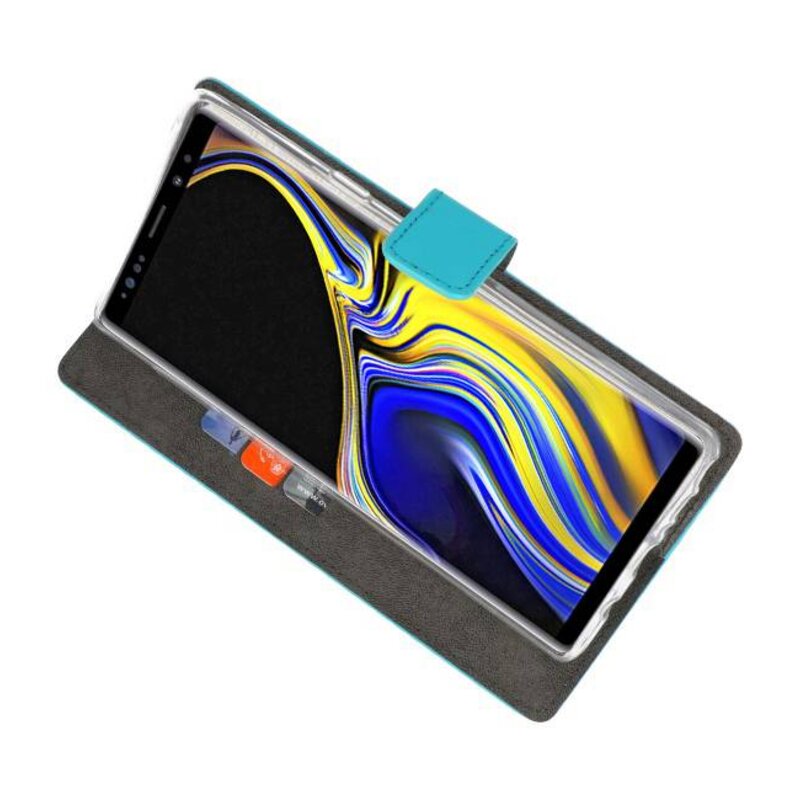 Wallet Cases Case for Galaxy Note 9 Blue