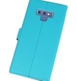 Wallet Cases Hoesje voor Galaxy Note 9 Blauw