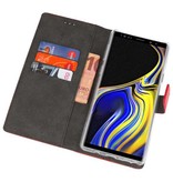 Wallet Cases Hoesje voor Galaxy Note 9 Rood