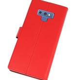 Custodia a portafoglio Custodia per Galaxy Note 9 rossa