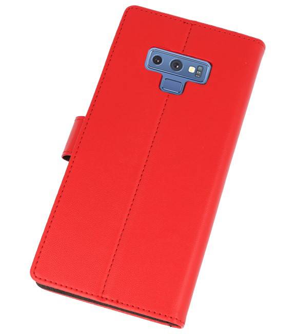 Wallet Cases Hülle für Galaxy Note 9 Rot