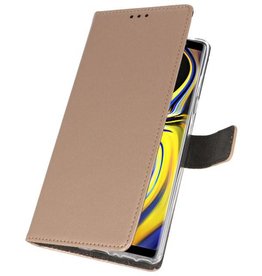 Étui portefeuille pour Galaxy Note 9 Gold