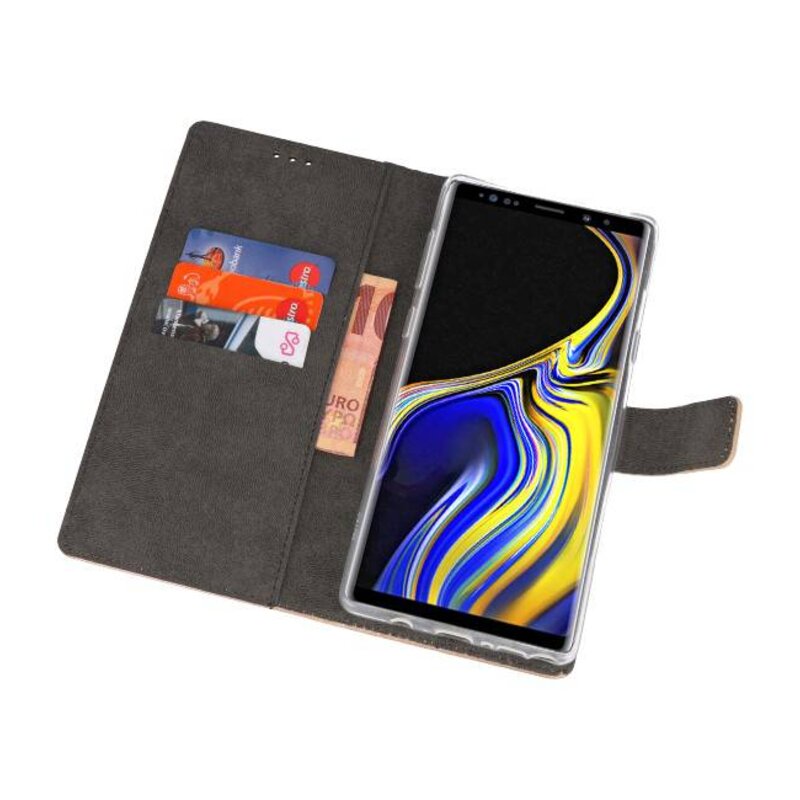 Wallet Cases Tasche für Galaxy Note 9 Gold