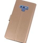 Wallet Cases Hoesje voor Galaxy Note 9 Goud