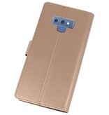Étui portefeuille pour Galaxy Note 9 Gold