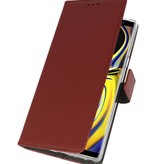 Wallet Case Case pour Galaxy Note 9 Brown