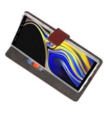 Custodia a portafoglio Custodia per Galaxy Note 9 Marrone