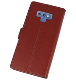 Custodia a portafoglio Custodia per Galaxy Note 9 Marrone