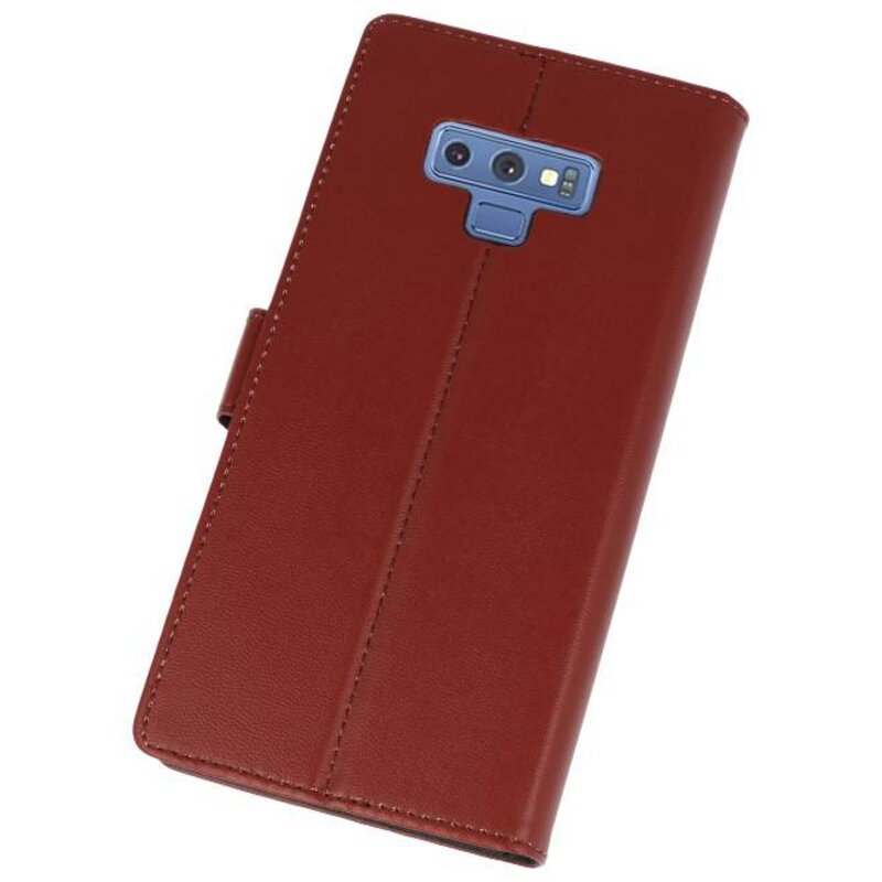 Funda con estuche Wallet para Galaxy Note 9 Marrón