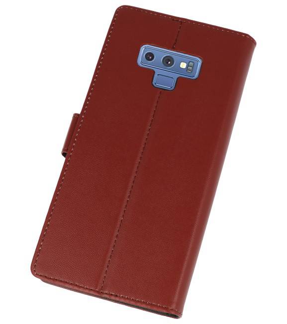 Wallet Case Case pour Galaxy Note 9 Brown