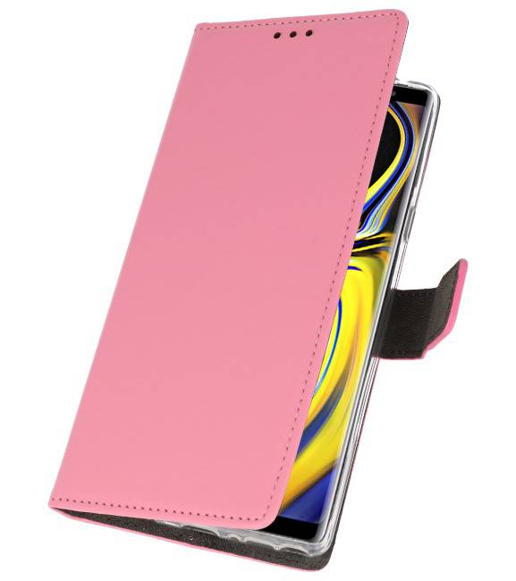 Funda con monedero para Galaxy Note 9 Rosa