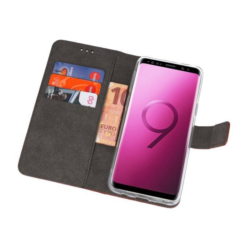 Wallet Cases Tasche für Galaxy S9 Braun