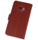 Wallet Cases Case for Galaxy S9 Brown