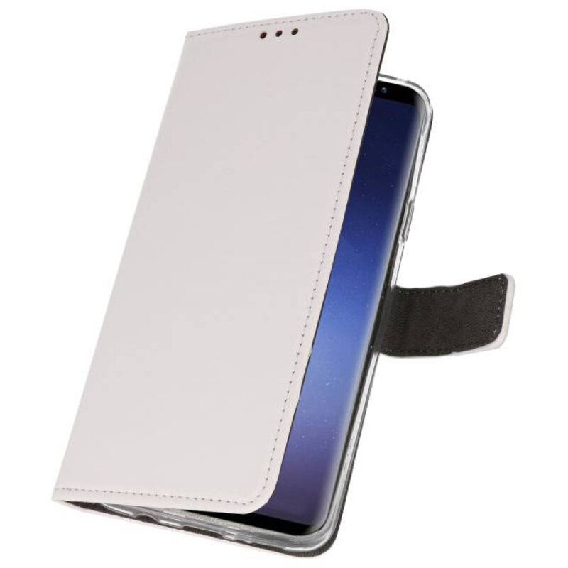 Funda con estuche Wallet para Galaxy S9 Plus Blanco