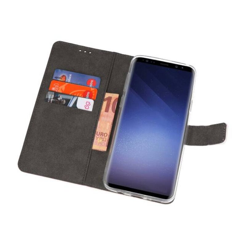 Funda con estuche Wallet para Galaxy S9 Plus Blanco