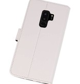 Etuis portefeuille pour Galaxy S9 Plus Blanc