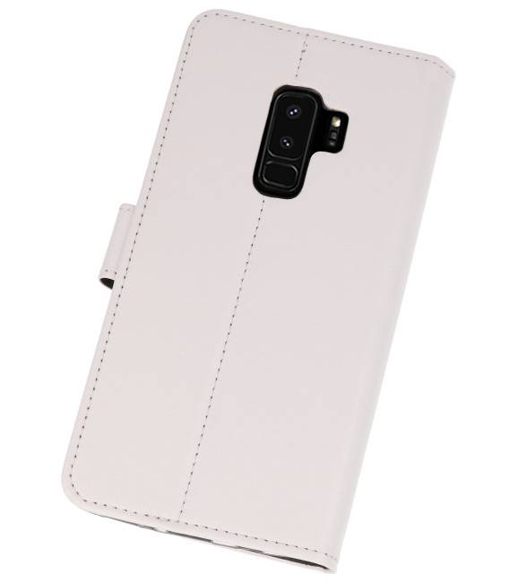 Etuis portefeuille pour Galaxy S9 Plus Blanc