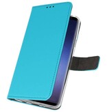 Wallet Cases Hoesje voor Galaxy S9 Plus Blauw