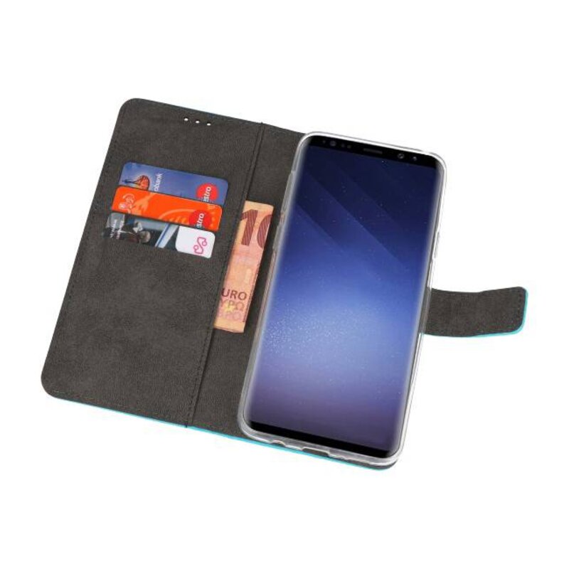 Wallet Cases Hoesje voor Galaxy S9 Plus Blauw