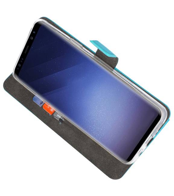 Estuche para estuches Wallet para Galaxy S9 Plus Blue