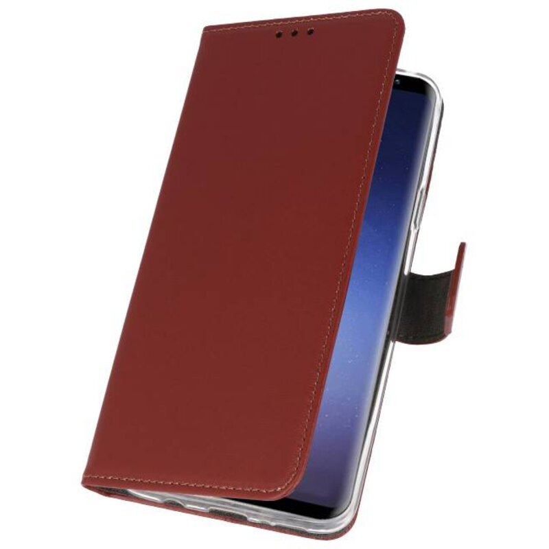 Etuis portefeuille pour Galaxy S9 Plus Brown