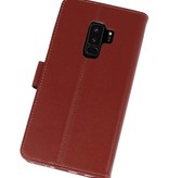 Etuis portefeuille pour Galaxy S9 Plus Brown