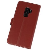Wallet Cases Hoesje voor Galaxy S9 Plus Bruin