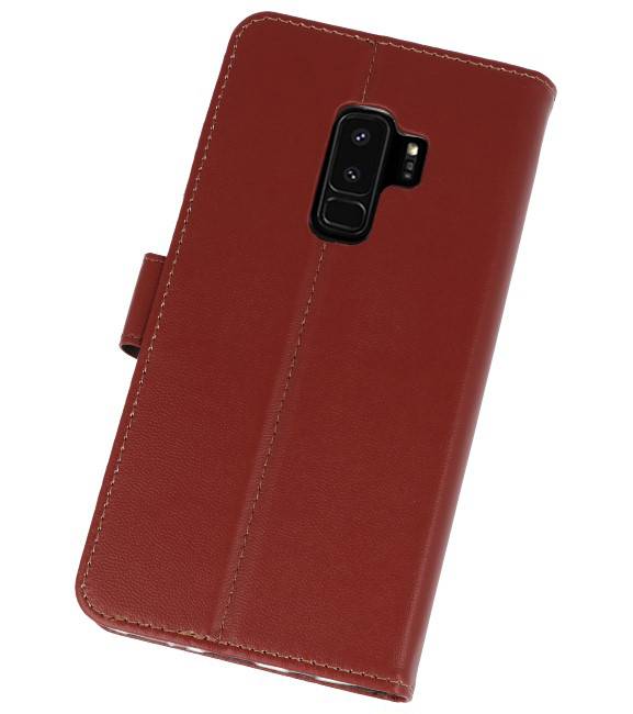 Etuis portefeuille pour Galaxy S9 Plus Brown