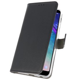 Etuis portefeuille pour Galaxy A6 Plus (2018) Noir