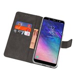 Portafoglio Custodie per Galaxy A6 Plus (2018) Nero