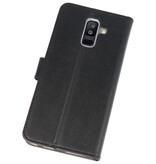 Portafoglio Custodie per Galaxy A6 Plus (2018) Nero