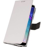 Etui Hülle für Galaxy A6 Plus (2018) Weiß