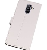 Veske Tasker Etui til Galaxy A6 Plus (2018) Hvid