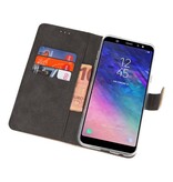 Custodie per portafogli per Galaxy A6 Plus (2018) Gold