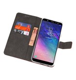Wallet Cases Case for Galaxy A6 Plus (2018) Brown