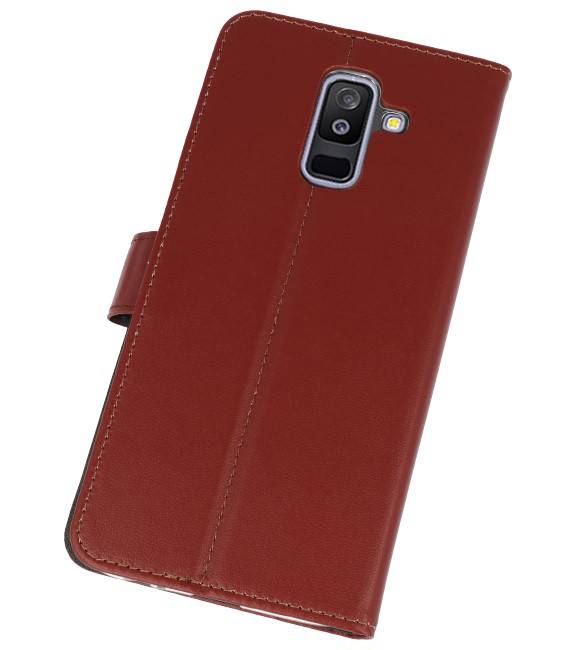 Veske Tasker Etui til Galaxy A6 Plus (2018) Brown