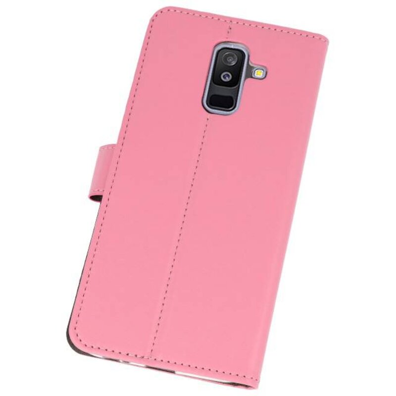 Custodia a Portafoglio per Galaxy A6 Plus (2018) Rosa