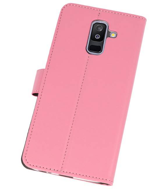 Wallet Cases Case for Galaxy A6 Plus (2018) Pink